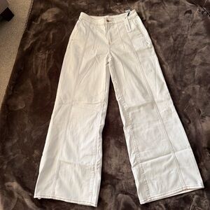 Chico's Cream Palazzo Jeans